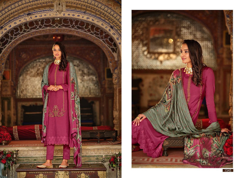 Aiqa Lifestyle Silk Of Kashmir Vol 2 Muslin Silk Designer Embroidered Party Wear Salwar Kameez