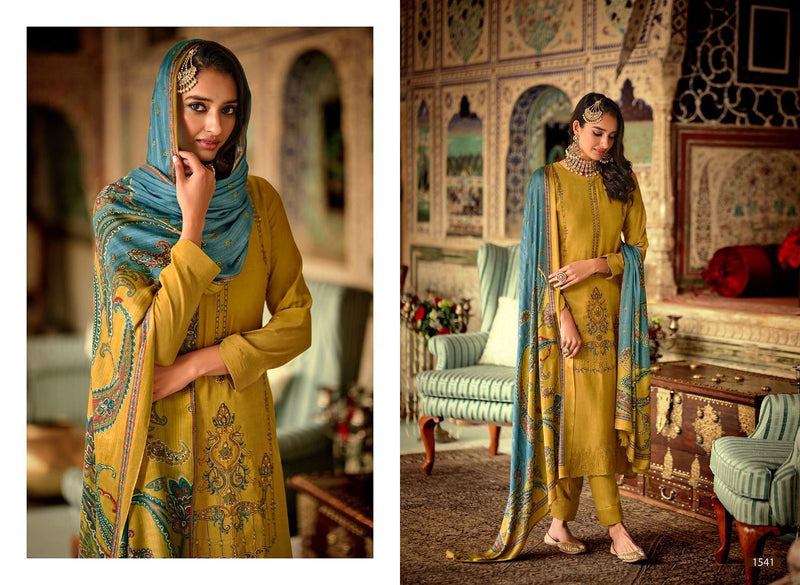 Aiqa Lifestyle Silk Of Kashmir Vol 2 Muslin Silk Designer Embroidered Party Wear Salwar Kameez
