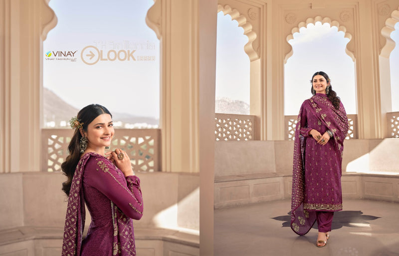 Vinay Fashion Silkina Royal Crepe 36 Embroidered Party Wear Salwar Kameez
