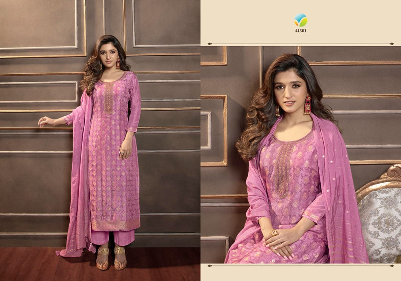 Vinay Fashion Tumbaa Silver Line Dola Self Jacquard Fancy Designer Partywear Kurti