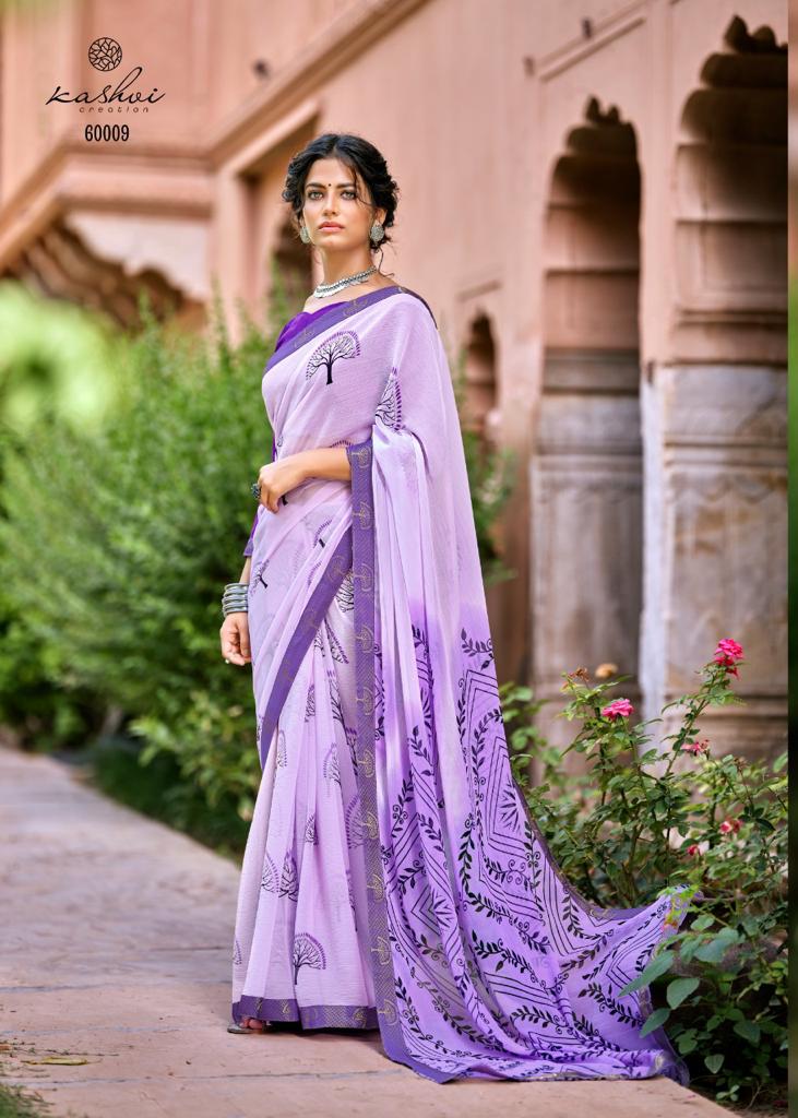 Kashvi Creation Simaya Chiffon Print Exclusive Collection Of  Party Wear Sarees
