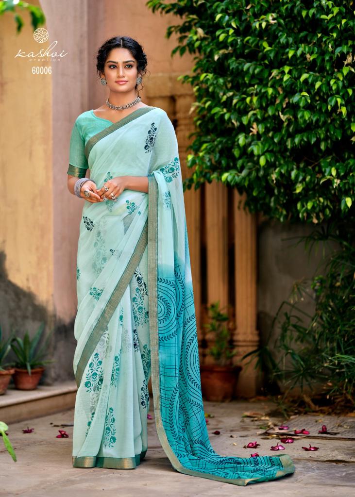 Kashvi Creation Simaya Chiffon Print Exclusive Collection Of  Party Wear Sarees