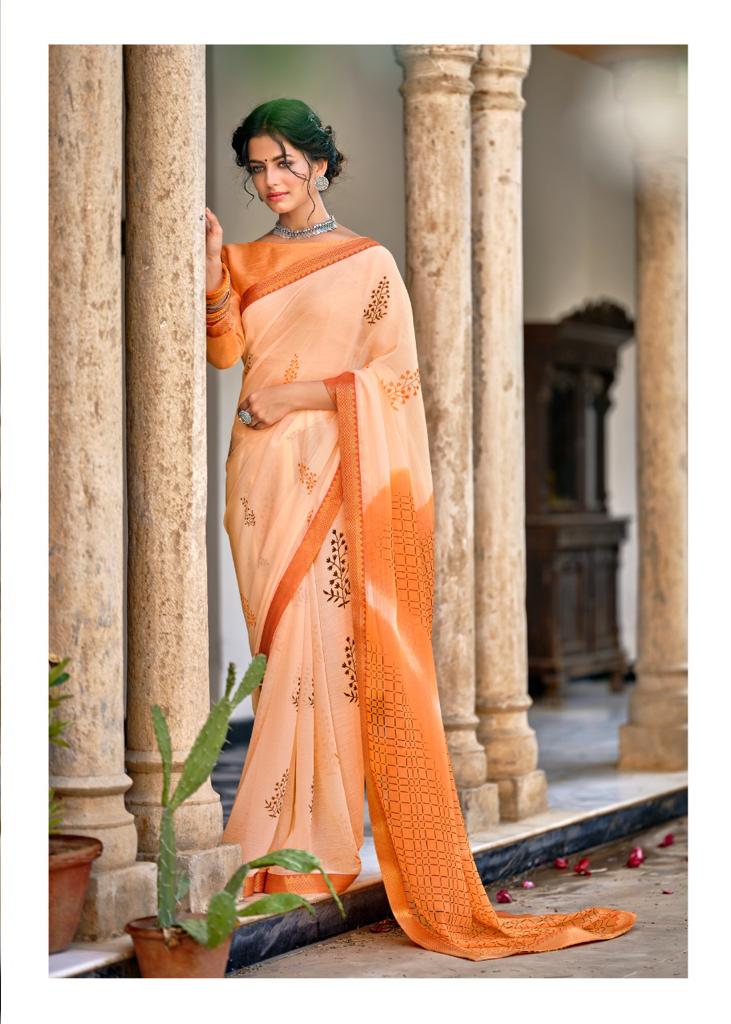 Kashvi Creation Simaya Chiffon Print Exclusive Collection Of  Party Wear Sarees