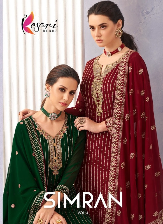Kesari Trends Simran Vol 04 Georgette Party Wear Salwar Suit