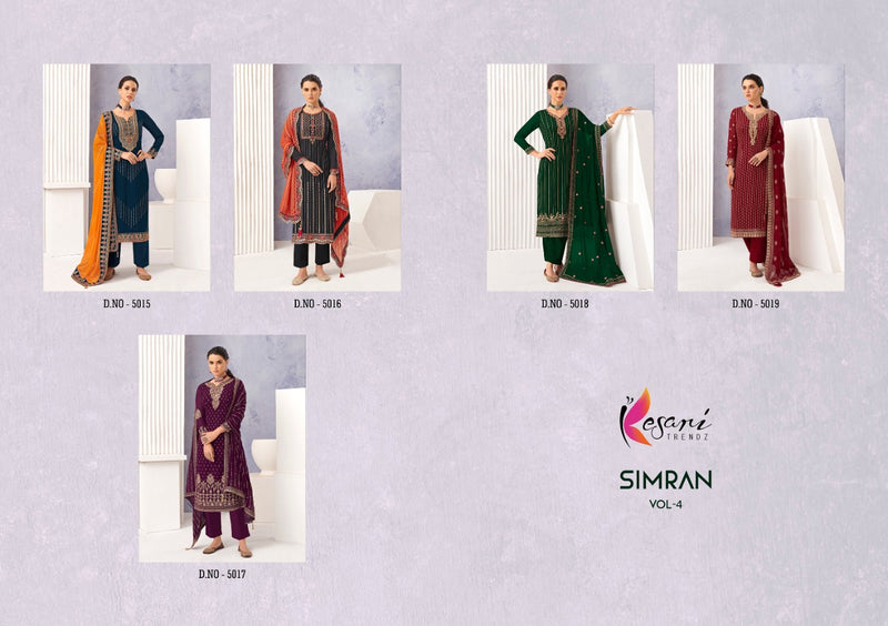 Kesari Trends Simran Vol 04 Georgette Party Wear Salwar Suit