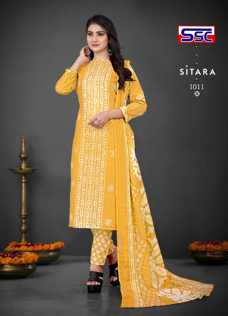Ssc Creation Sitara Pure Cotton With Beautiful Work Stylish Designer Casual Look Salwar Suit