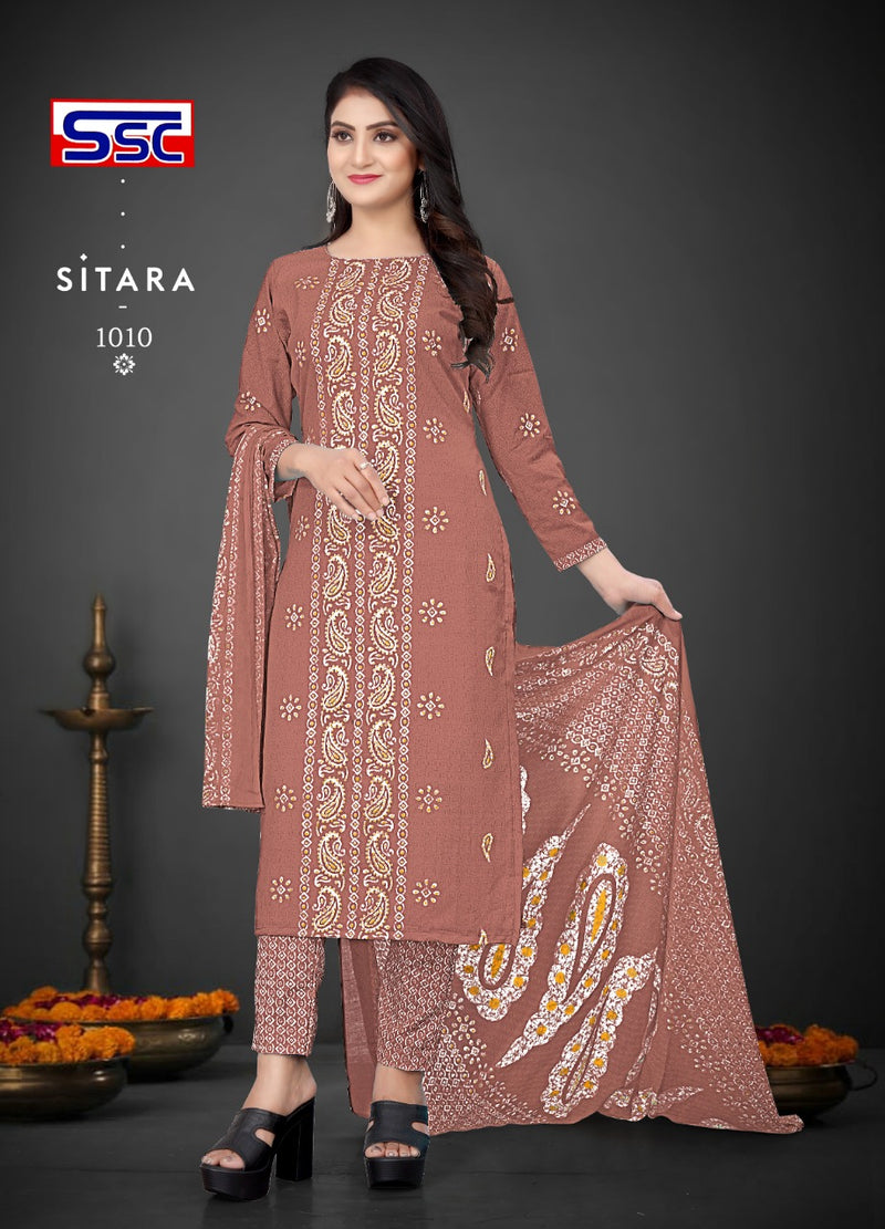 Ssc Creation Sitara Pure Cotton With Beautiful Work Stylish Designer Casual Look Salwar Suit