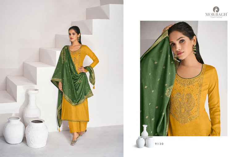Aashirwad Creation Mor Bagh Sitara Tussar Silk Party Wear Salwar Suits