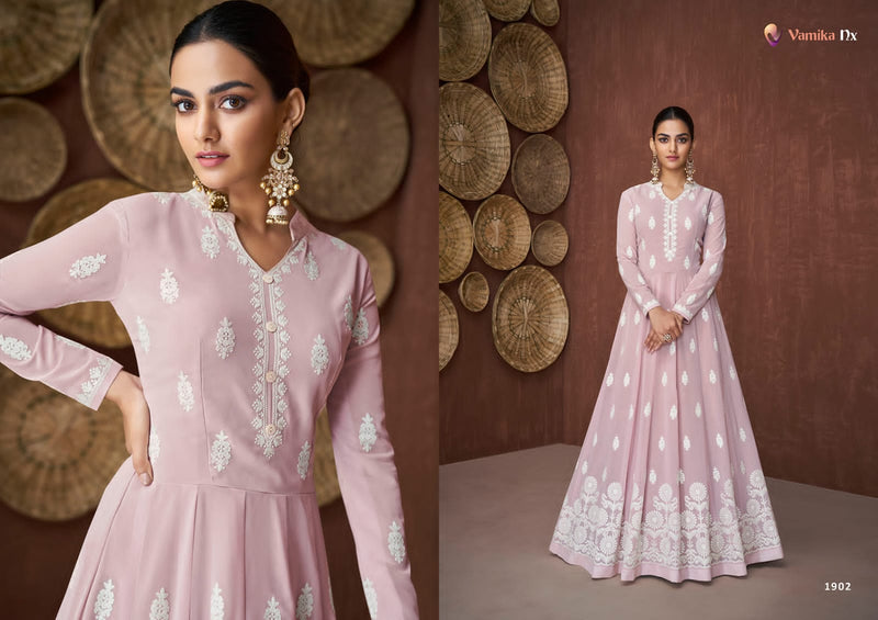 Vamika NX Siya Georgette Long Gown Style Party Wear Kurtis