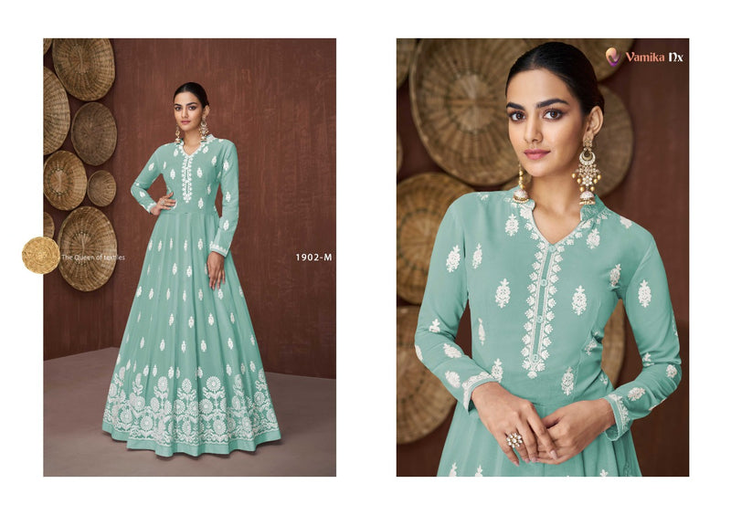 Vamika Dno 1902 J To N Georgette With Heavy Embroidery Stylish Designer Party Wear Casual Look Kurti