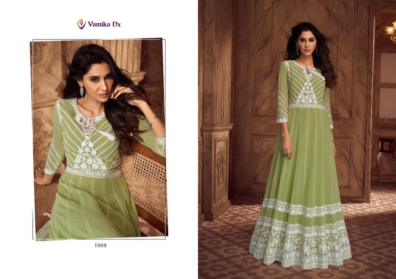 Vamika Nx Siya Vol 2 Georgette With Fancy Stylish Designer Party Wear Long Kurti