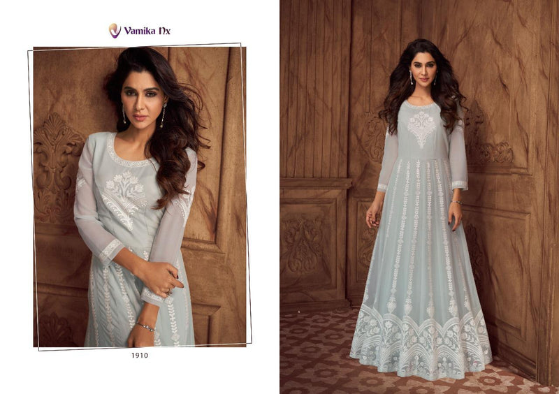 Vamika Nx Siya Vol 2 Georgette With Fancy Stylish Designer Party Wear Long Kurti