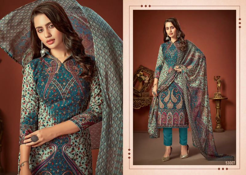 Skt Suit Winter Season Pashmina Fancy Designer Salwar Suit