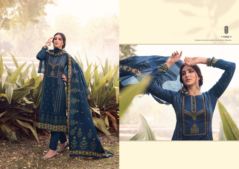 Hermitage Clothing Skye Jam Satin Designer Festive Wear Salwar Kameez