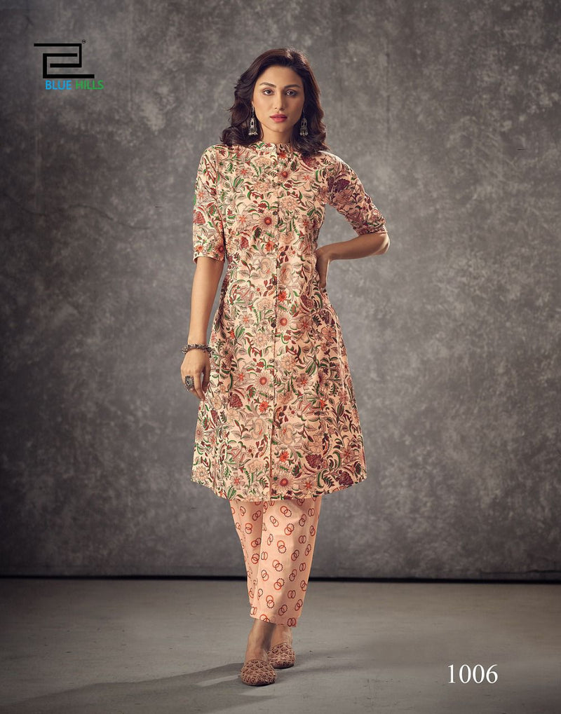 Blue Hills Smoodh Cotton Printed Casual Wear Kurtis