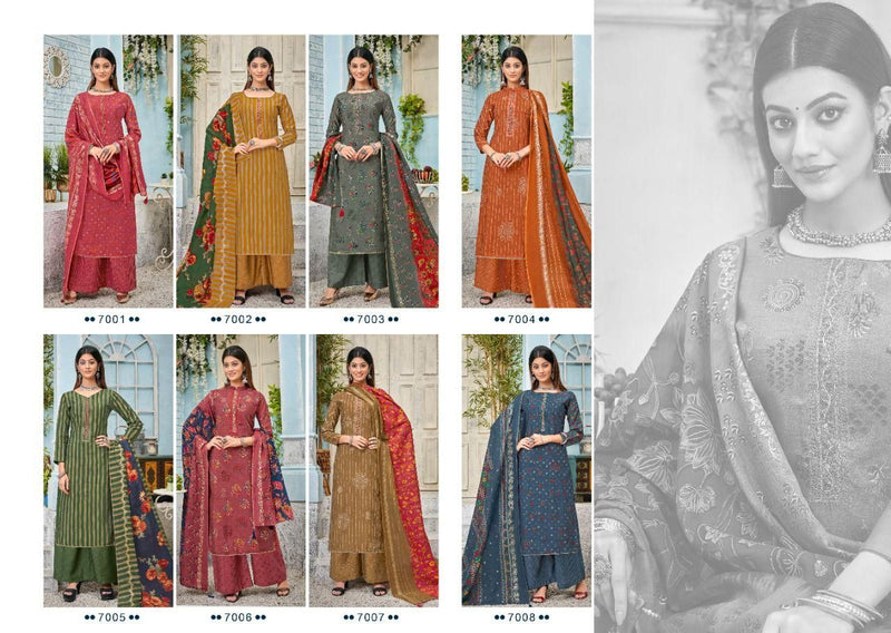 Salvi Fashion Snow Vol 7 Silk With Heavy Embroidery Work Stylish Designer Fancy Salwar Kameez