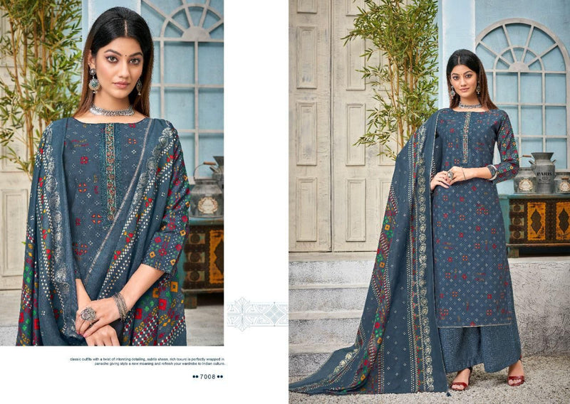 Salvi Fashion Snow Vol 7 Silk With Heavy Embroidery Work Stylish Designer Fancy Salwar Kameez