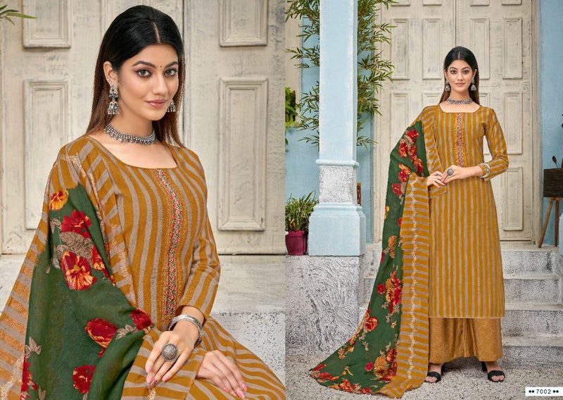 Salvi Fashion Snow Vol 7 Silk With Heavy Embroidery Work Stylish Designer Fancy Salwar Kameez