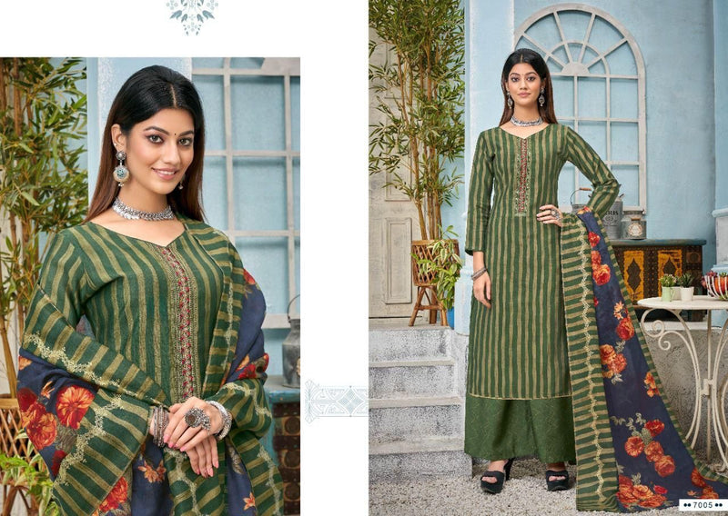 Salvi Fashion Snow Vol 7 Silk With Heavy Embroidery Work Stylish Designer Fancy Salwar Kameez