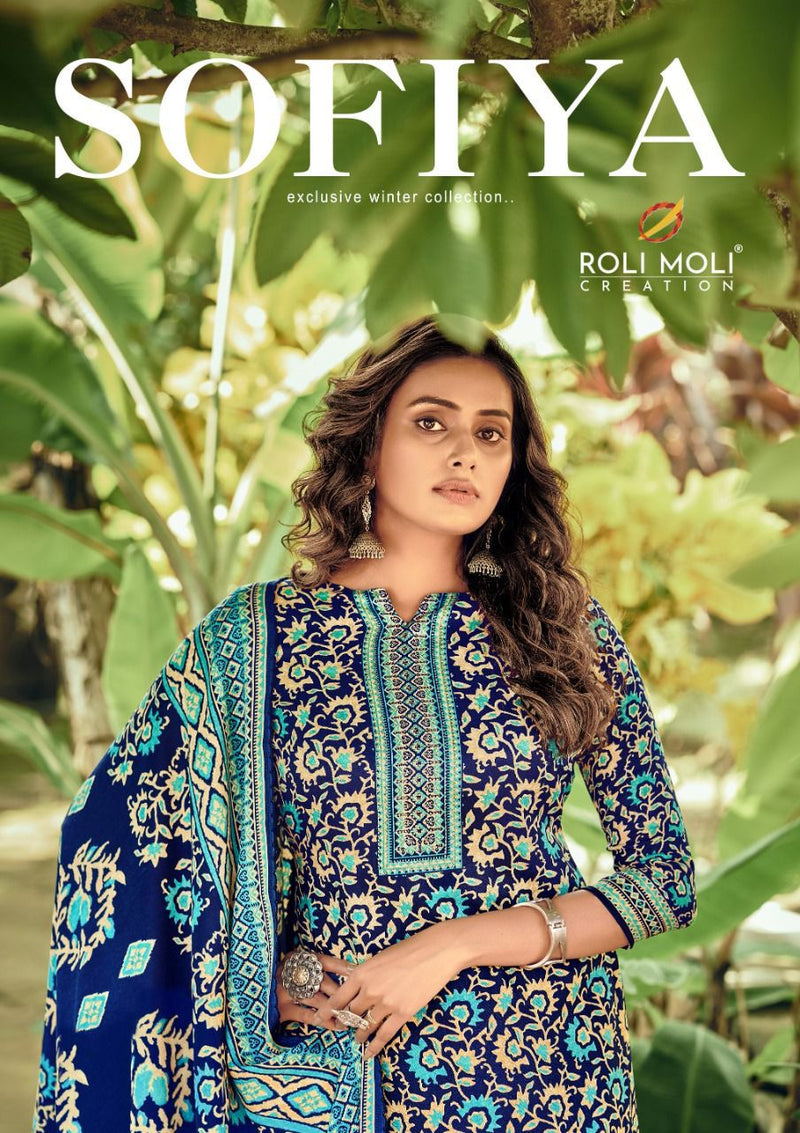 Roli Moli Sofiya Pashmina With Fancy Printed Work Stylish Designer Casual Wear Salwar Kameez