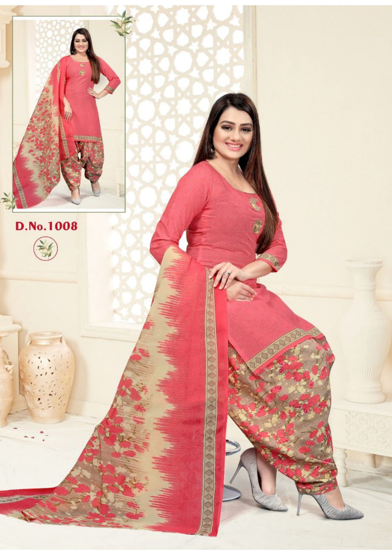 Krisha Sofiya Synthetic Patiyala Style Printed Casual Wear Salwar Suits