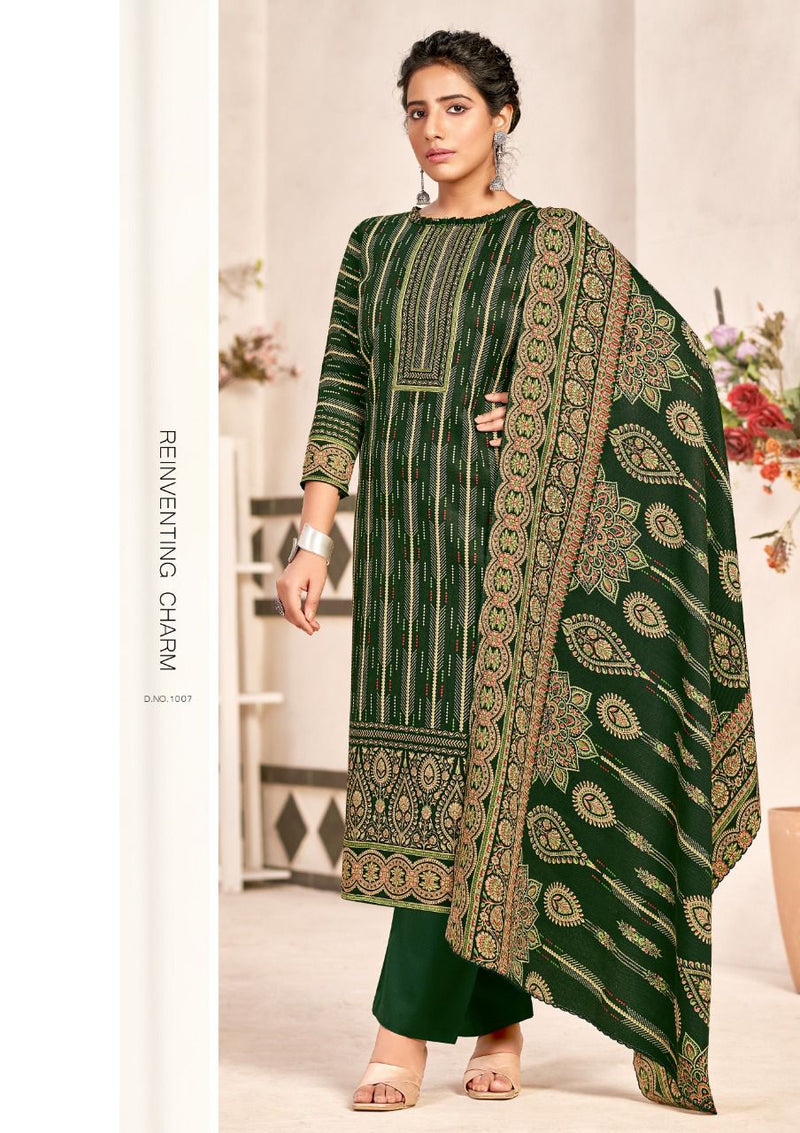 Roli Moli Creation Sofiya Pashmina With Heavy Beautiful Work Stylish Designer Salwar Kameez