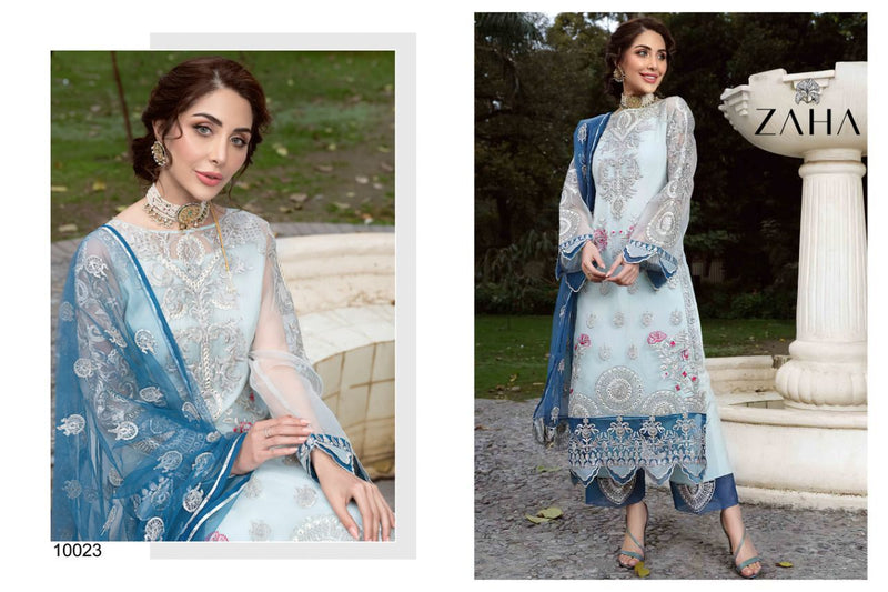 Zaha Soghat Vol 1 Georgette Designer Wedding Wear Salwar Suits