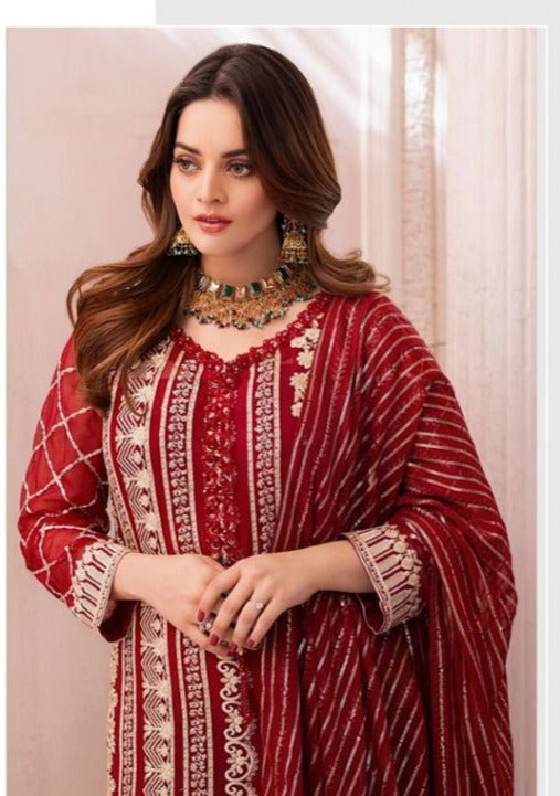 Zaha Soghat Vol 1 Georgette Designer Wedding Wear Salwar Suits