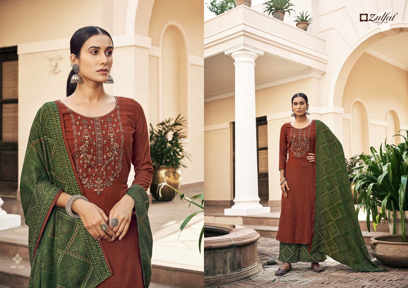 Zulfat Sohni Vol 2 Pashmina With Fancy Embroidery Work Stylish Designer Casual Wear Salwar Kameez