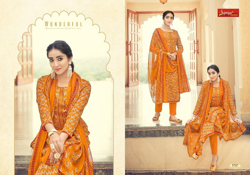 Salvi Fashion Soni Saloni Vol 57 Pure Cotton Printed With Heavy Embroidery Work Stylish Designer Fancy Salwar suit