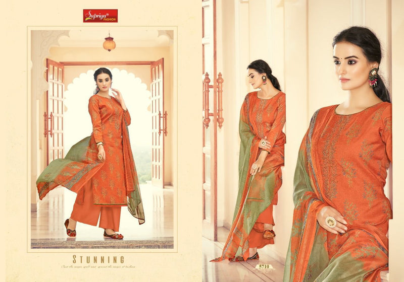 Salvi Fashion Soni Saloni Vol 57 Pure Cotton Printed With Heavy Embroidery Work Stylish Designer Fancy Salwar suit