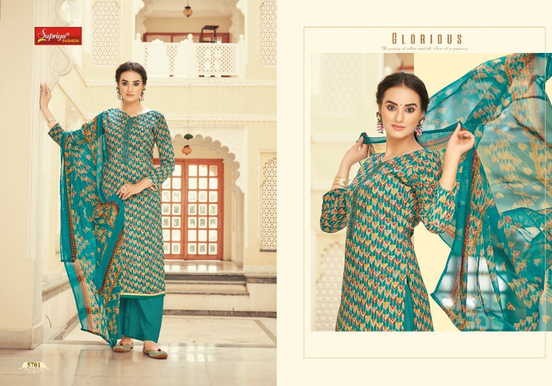 Salvi Fashion Soni Saloni Vol 57 Pure Cotton Printed With Heavy Embroidery Work Stylish Designer Fancy Salwar suit