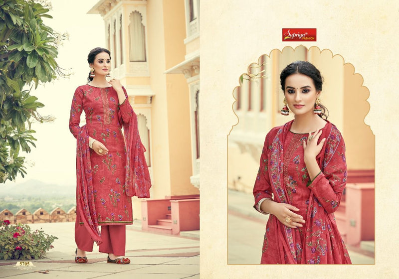 Salvi Fashion Soni Saloni Vol 57 Pure Cotton Printed With Heavy Embroidery Work Stylish Designer Fancy Salwar suit