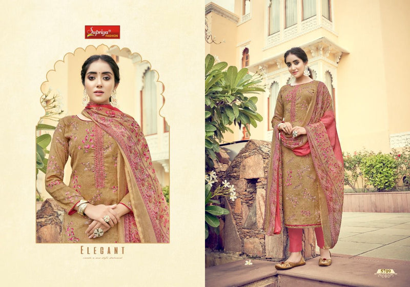 Salvi Fashion Soni Saloni Vol 57 Pure Cotton Printed With Heavy Embroidery Work Stylish Designer Fancy Salwar suit
