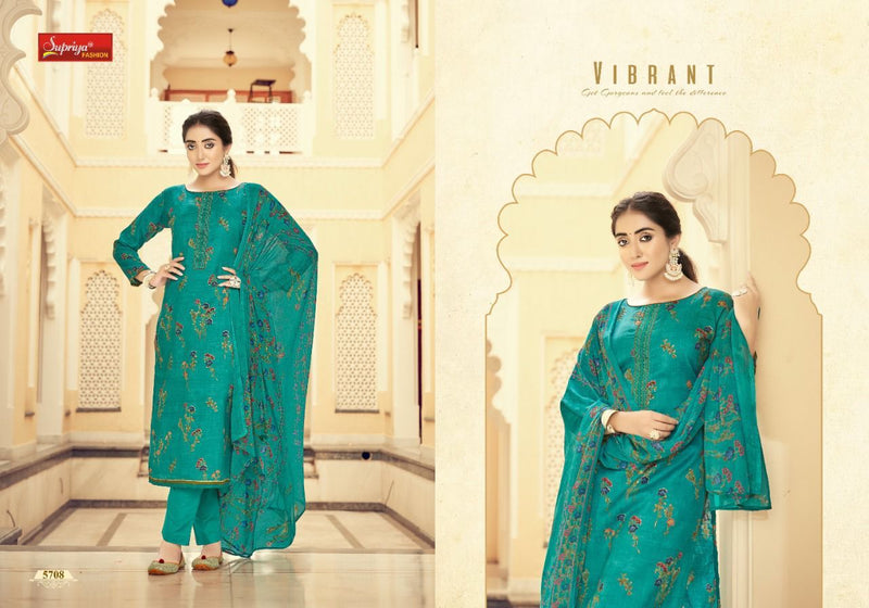 Salvi Fashion Soni Saloni Vol 57 Pure Cotton Printed With Heavy Embroidery Work Stylish Designer Fancy Salwar suit