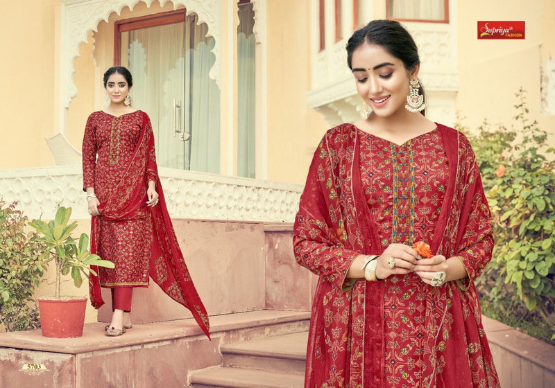 Salvi Fashion Soni Saloni Vol 57 Pure Cotton Printed With Heavy Embroidery Work Stylish Designer Fancy Salwar suit
