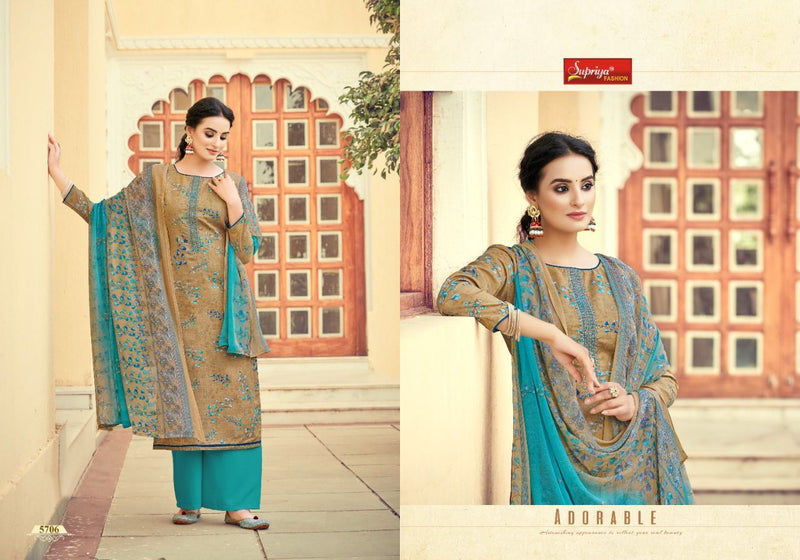 Salvi Fashion Soni Saloni Vol 57 Pure Cotton Printed With Heavy Embroidery Work Stylish Designer Fancy Salwar suit