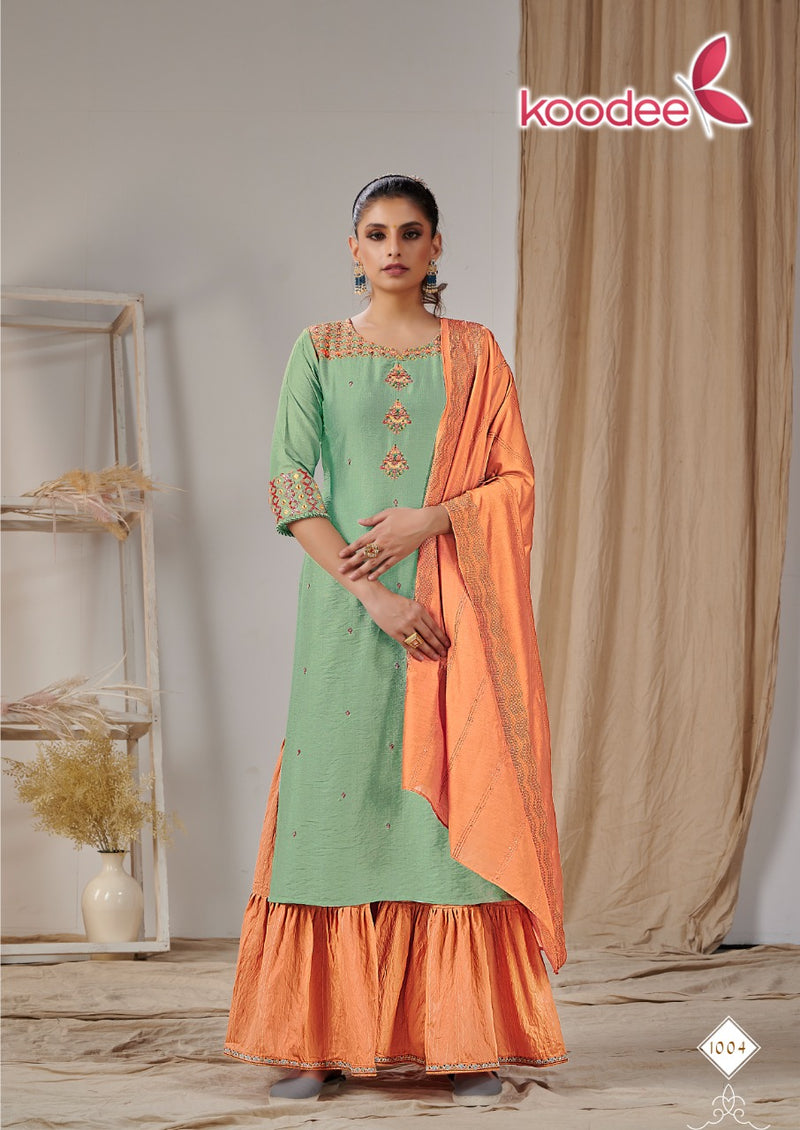 Koodee Sonpari  Viscose Party Wear Kurti