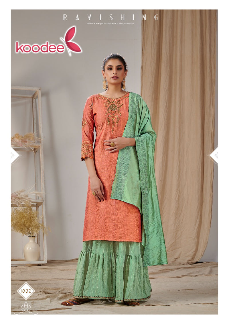 Koodee Sonpari  Viscose Party Wear Kurti