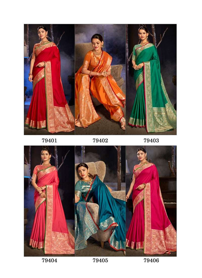 Life Style Sony Silk Vol 1 Lichi Silk Rich Pallu  Heavy Festive Wear Sarees