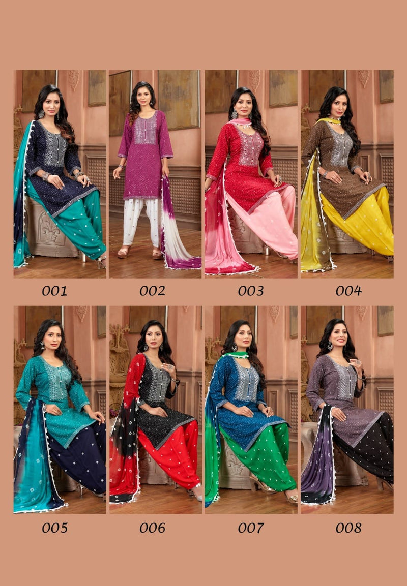 Manjeera Fashion Stunning Rayon With Heavy Beautiful Work Stylish Designer Fancy Kurti