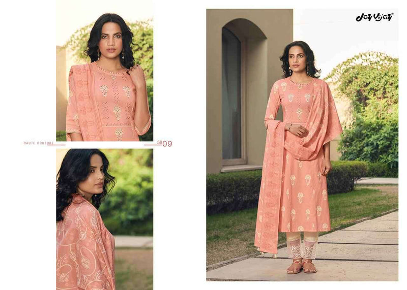 Jay Vijay Suhana Lawn Cotton With Khadi Printed Work Stylish Designer Casual Wear salwar Suit
