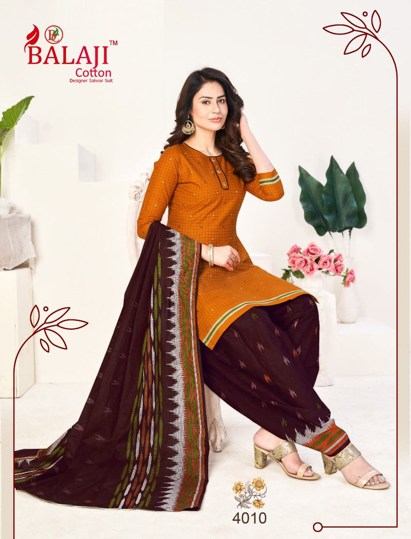 Balaji Cotton Sui Dhaga Vol 4 Cotton Printed Casual Wear Patiyala Style Salwar Suits