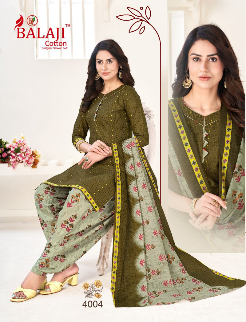 Balaji Cotton Sui Dhaga Vol 4 Cotton Printed Casual Wear Patiyala Style Salwar Suits