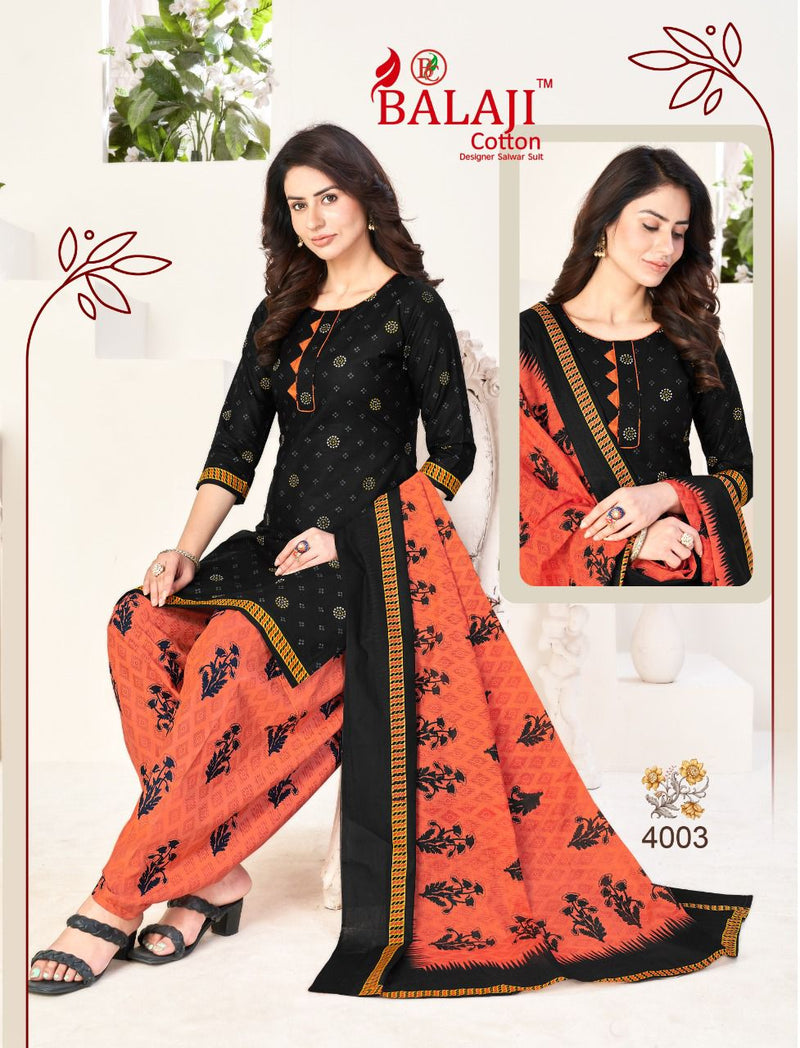 Balaji Cotton Sui Dhaga Vol 4 Cotton Printed Casual Wear Patiyala Style Salwar Suits