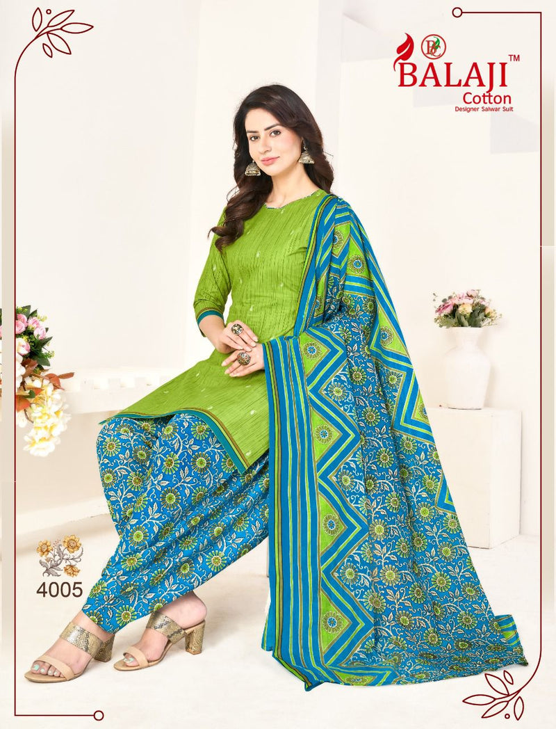 Balaji Cotton Sui Dhaga Vol 4 Cotton Printed Casual Wear Patiyala Style Salwar Suits