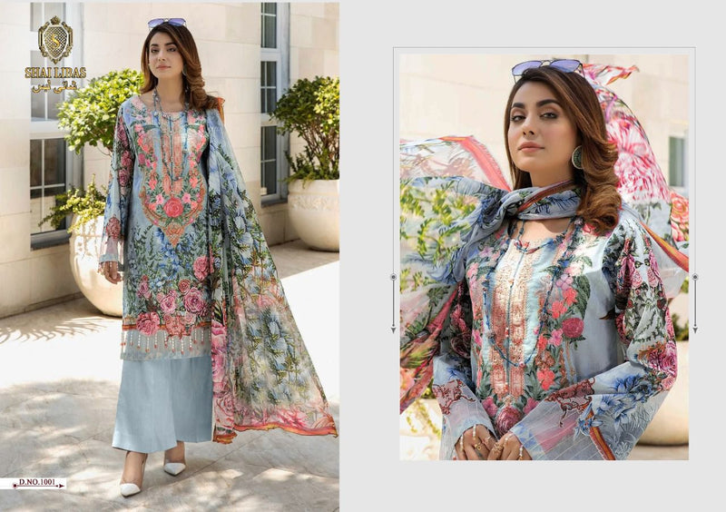 Shai Libaas Summer Dreams Pure Cotton With Heavy Embroidery Work Stylish Designer Casual Wear Salwar Kameez