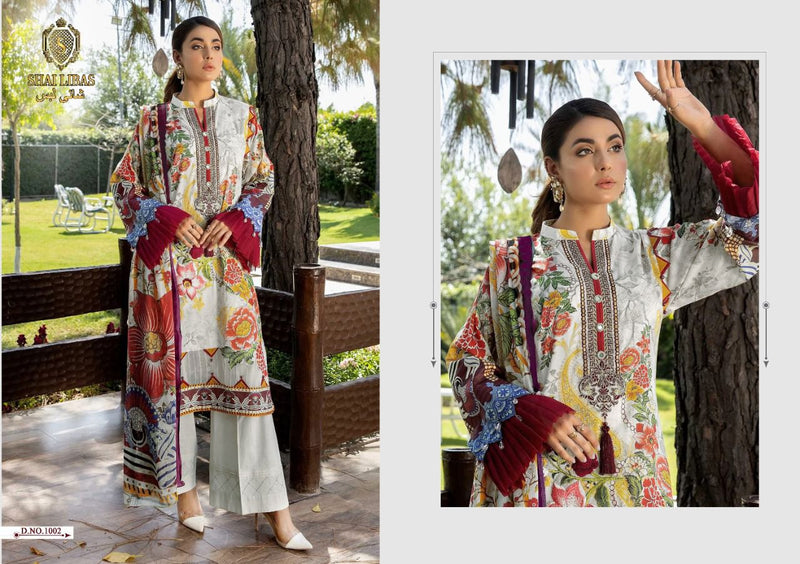 Shai Libaas Summer Dreams Pure Cotton With Heavy Embroidery Work Stylish Designer Casual Wear Salwar Kameez