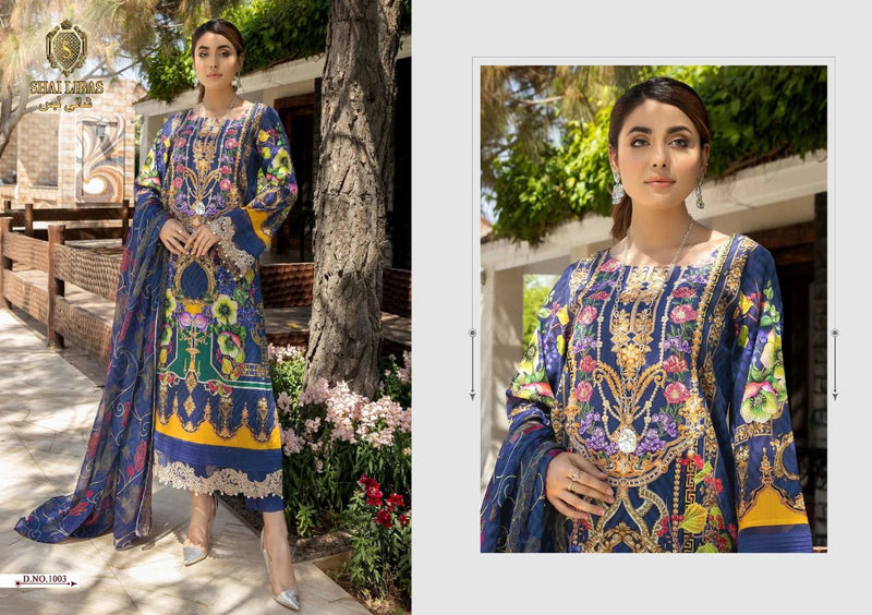 Shai Libaas Summer Dreams Pure Cotton With Heavy Embroidery Work Stylish Designer Casual Wear Salwar Kameez
