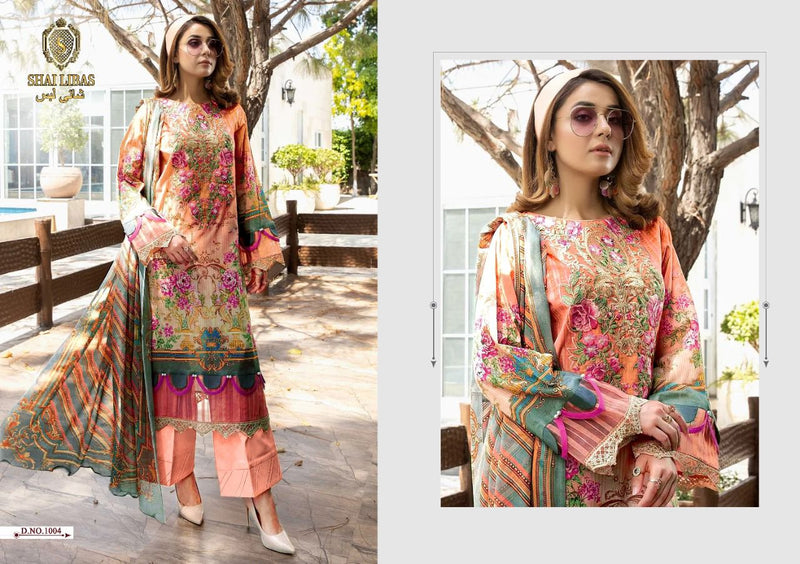 Shai Libaas Summer Dreams Pure Cotton With Heavy Embroidery Work Stylish Designer Casual Wear Salwar Kameez
